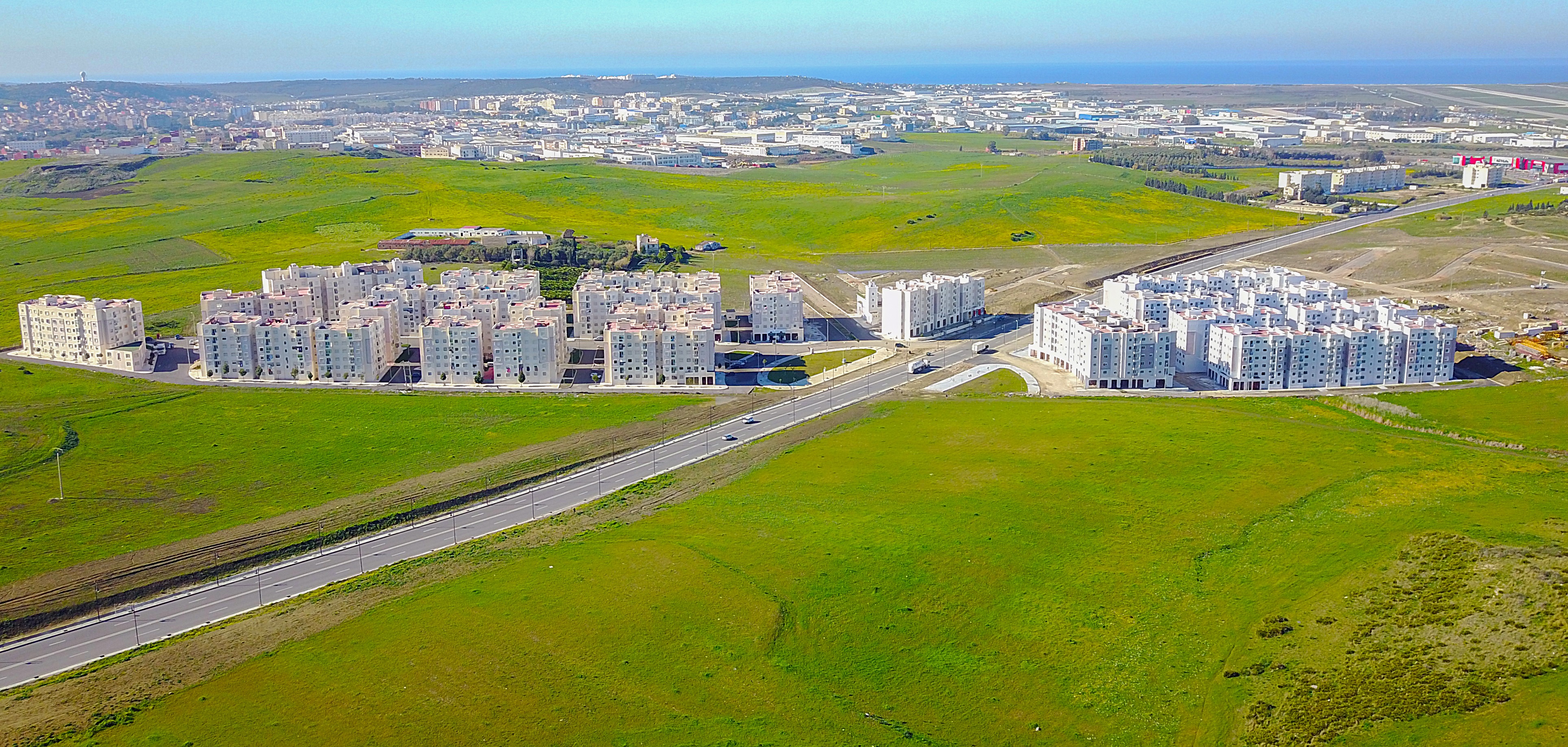 Vue aérienne du projet résidentiel DIYARI à Tanger